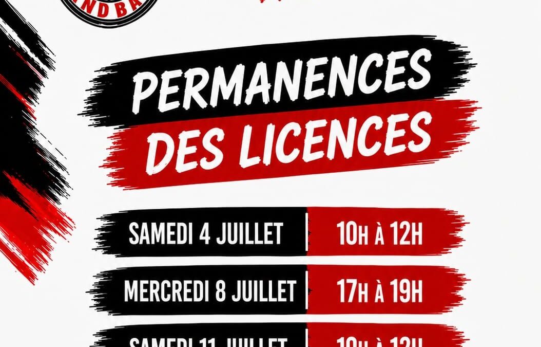Permanences licences USB Beaurepaire Handball
